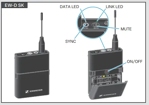 Sennheiser SKEWD Bodypack Transmitter fig 133