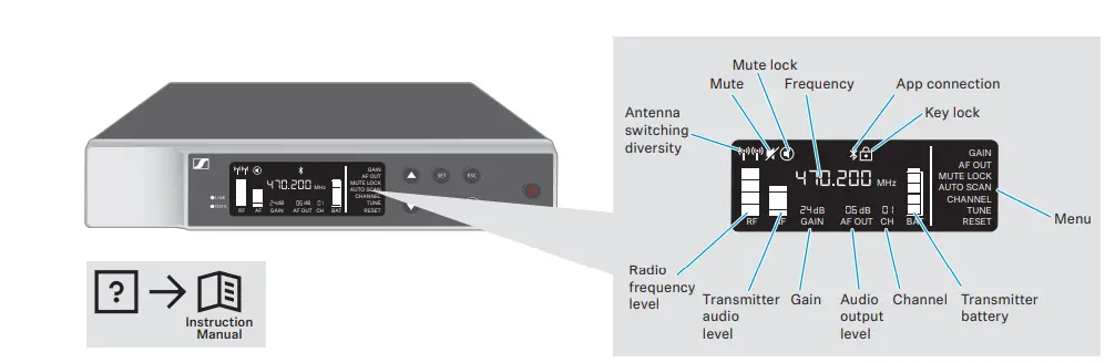 Sennheiser SKEWD Bodypack Transmitter fig 14