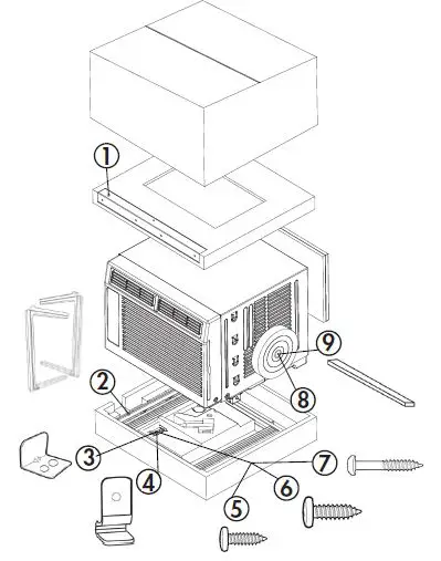 Danby DAC050ME1WDB 5000 BTU Window Air fig-2