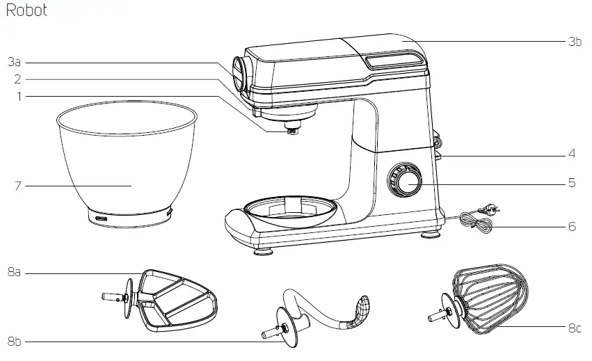PHILCO PHSM 9000 Multi-Purpose Food Processor fig 1