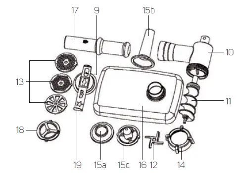 PHILCO PHSM 9000 Multi-Purpose Food Processor fig 3
