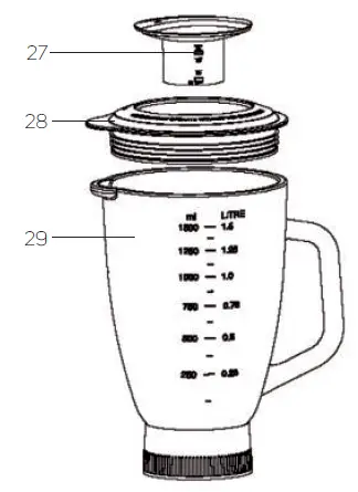 PHILCO PHSM 9000 Multi-Purpose Food Processor fig 5