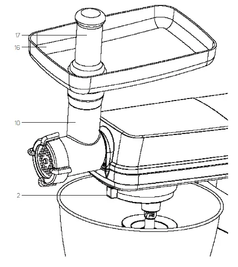 PHILCO PHSM 9000 Multi-Purpose Food Processor fig 7