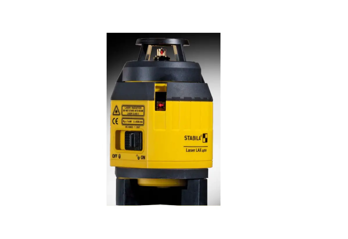 Stabila Lax 400 Self Levelling Multiline Laser Instruction Manual