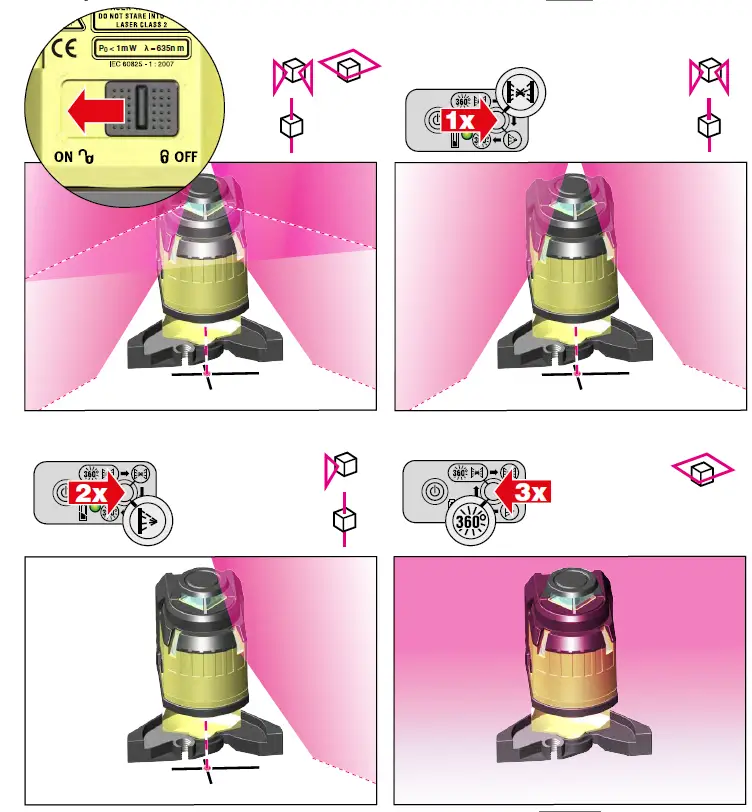 STABILA LAX 400 Self Levelling Multiline Laser fig13