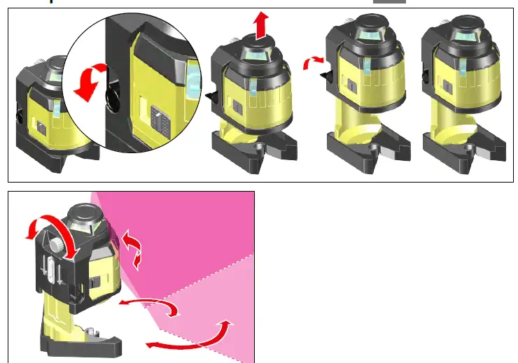 STABILA LAX 400 Self Levelling Multiline Laser fig16
