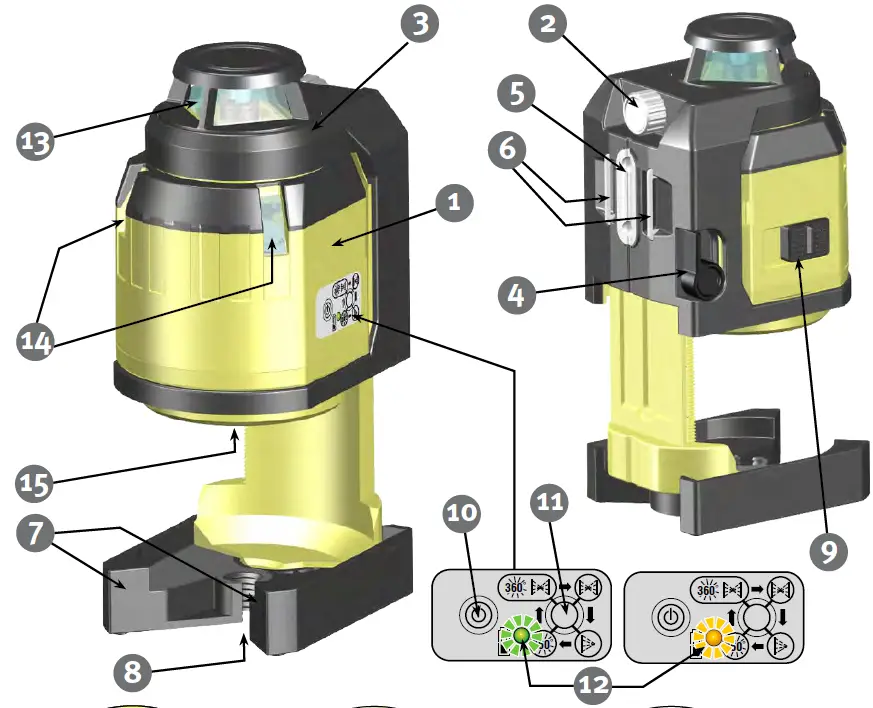 STABILA LAX 400 Self Levelling Multiline Laser fig7