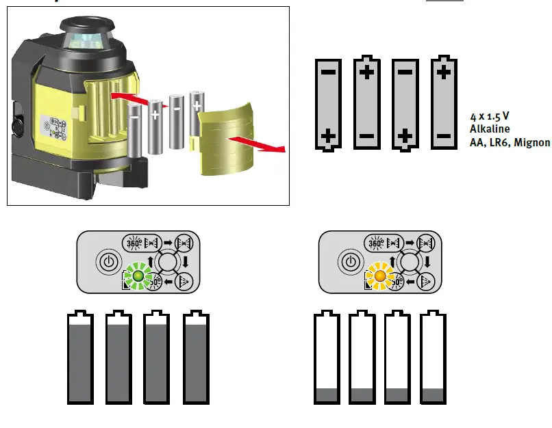 STABILA LAX 400 Self Levelling Multiline Laser fig9