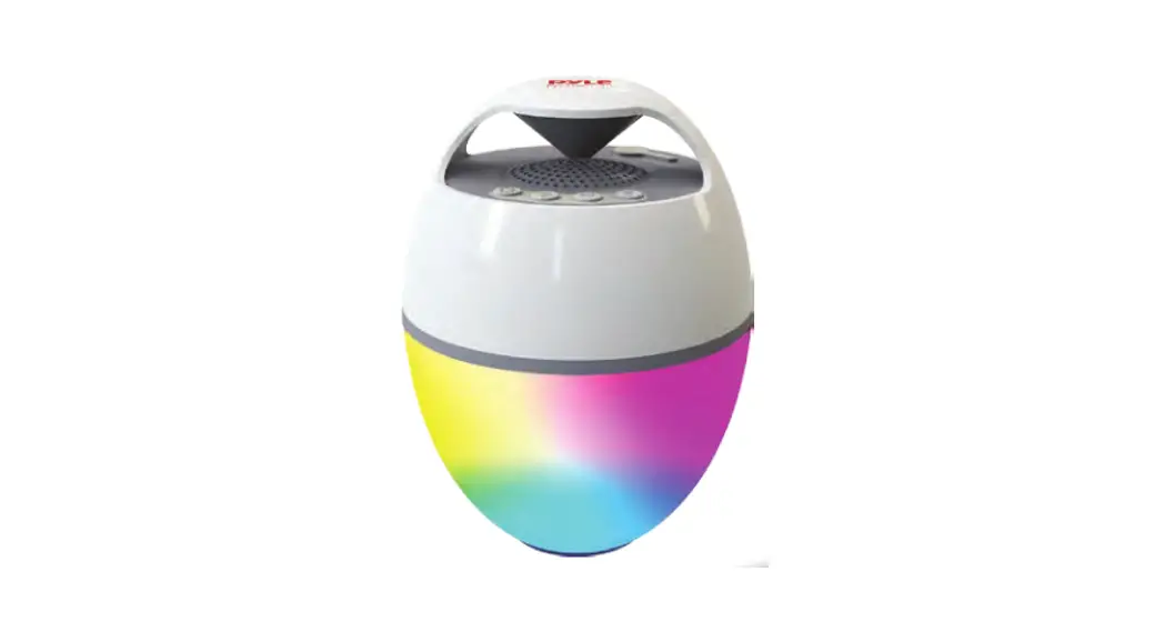 Pyle Plspool25 Portable Wireless Speaker Colorful Lights User Manual