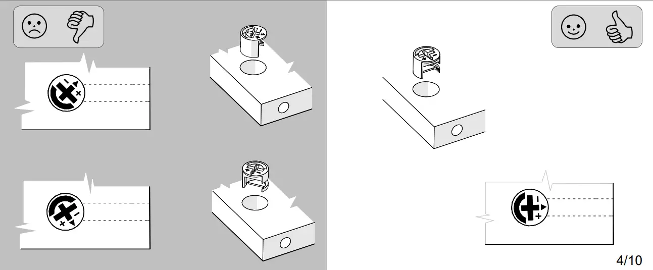 Assembling instruction