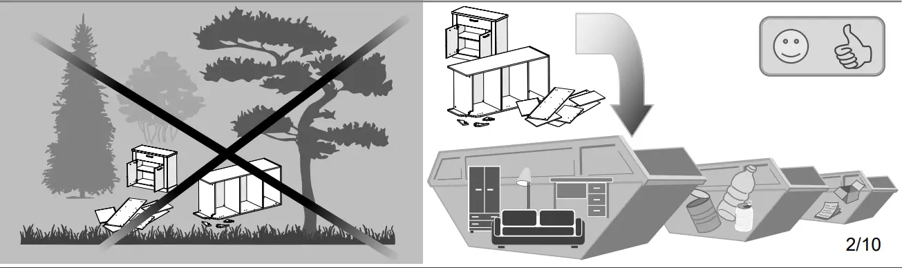 Assembling instruction