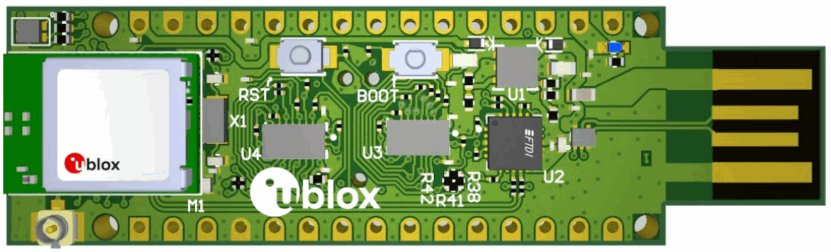 u blox USB NORA W256 AWS IoT ExpressLink Multiradio Development Kit