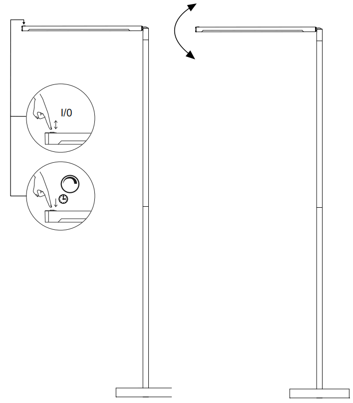 Paul Neuhaus 1101255 DAWDA Floor Lamp LED - 6