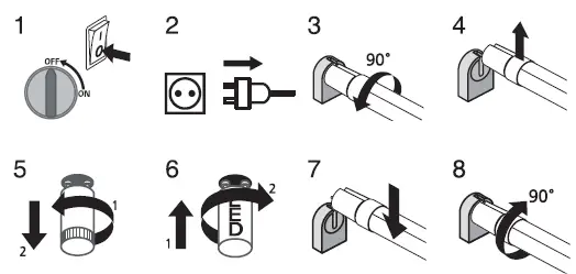 DURALAMP L188YE Tub LED Food 1