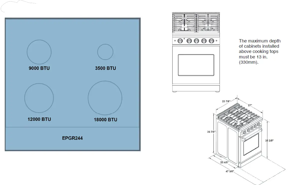 COSMO-COS-EPGR-Professional-Gas-Rang-1