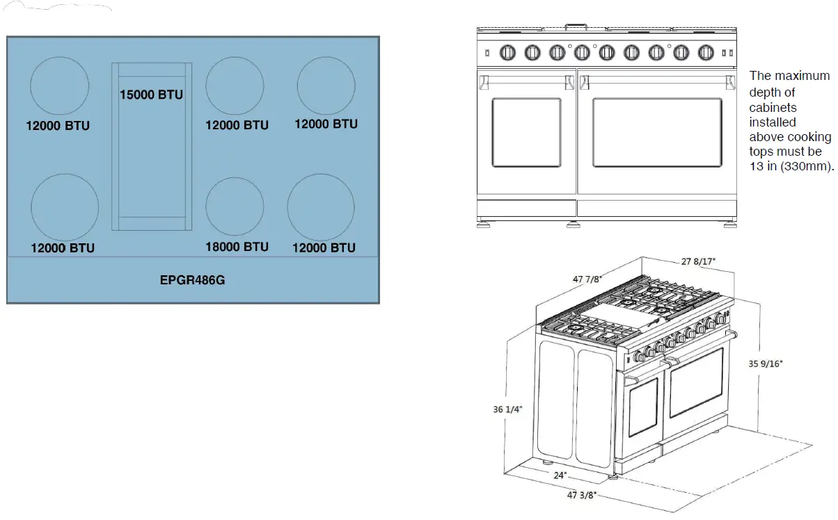 COSMO-COS-EPGR-Professional-Gas-Rang-4