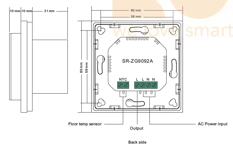 ROBB ROB-200-040-0 Zigbee Heating Thermostat 2