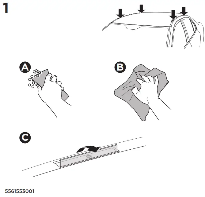 THULE 187089 Roof Rack Custom Fit Kit - 3