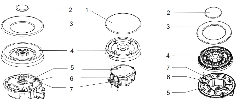 COOKOLOGY GH755SS 75cm Built In Gas Hob -fig31