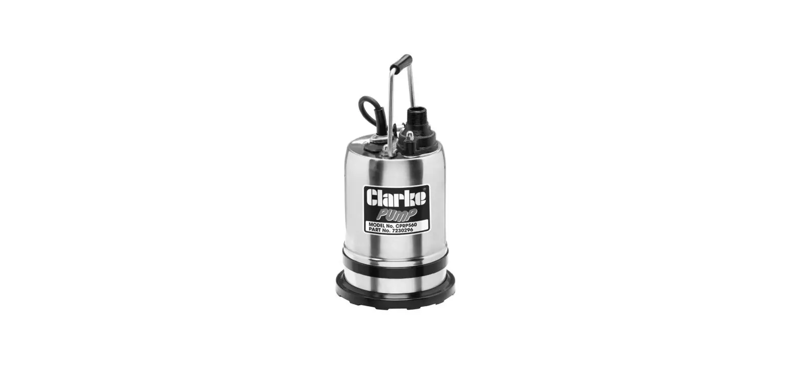 Clarke Cprp560 560w Puddle Residue Pump Instruction Manual