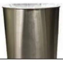 ibin TT-SB Series Stainless Steel Oval Sensor Trash Can - Fig 3