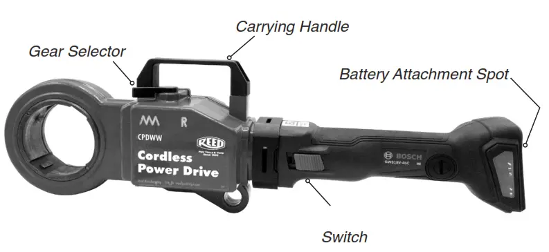REED 05258 Cordless Power Drive -fig3