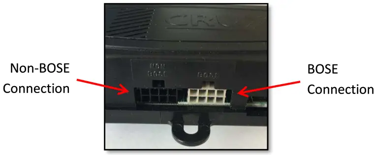 CRUX SWRGM 49 Radio Replacement with SWC Retention Bose system