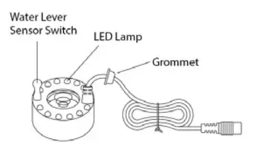 XBRAND TM114BL Tabletop Mist Fountain - Fogger Unit
