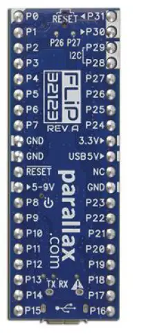 PARALLAX-INC-32123-Propeller-FLiP-Microcontroller-Module-fig-1