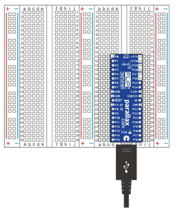 PARALLAX-INC-32123-Propeller-FLiP-Microcontroller-Module-fig-2