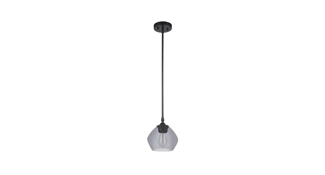 Globe 91002192 1-light Matte Black Shaded Pendant Light Instruction Manual Globe 91002192 1-light Matte Black Shaded Pendant Light Instruction Manual
