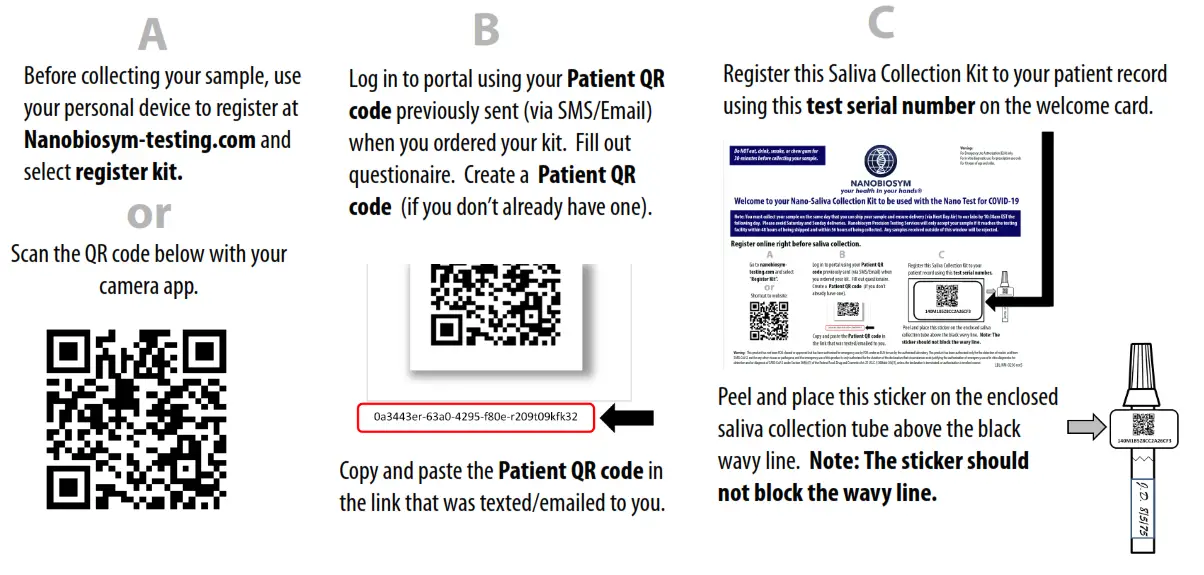 NANOBIOSYM COVID 19 Nano Saliva Collection Kit - fig 1