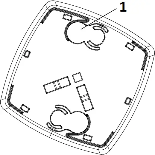 CMD6-MB - Connecting Alarm to Mounting Base 1