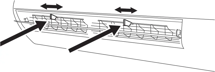 MSZ-HR25VF - Left-right airfl ow direction