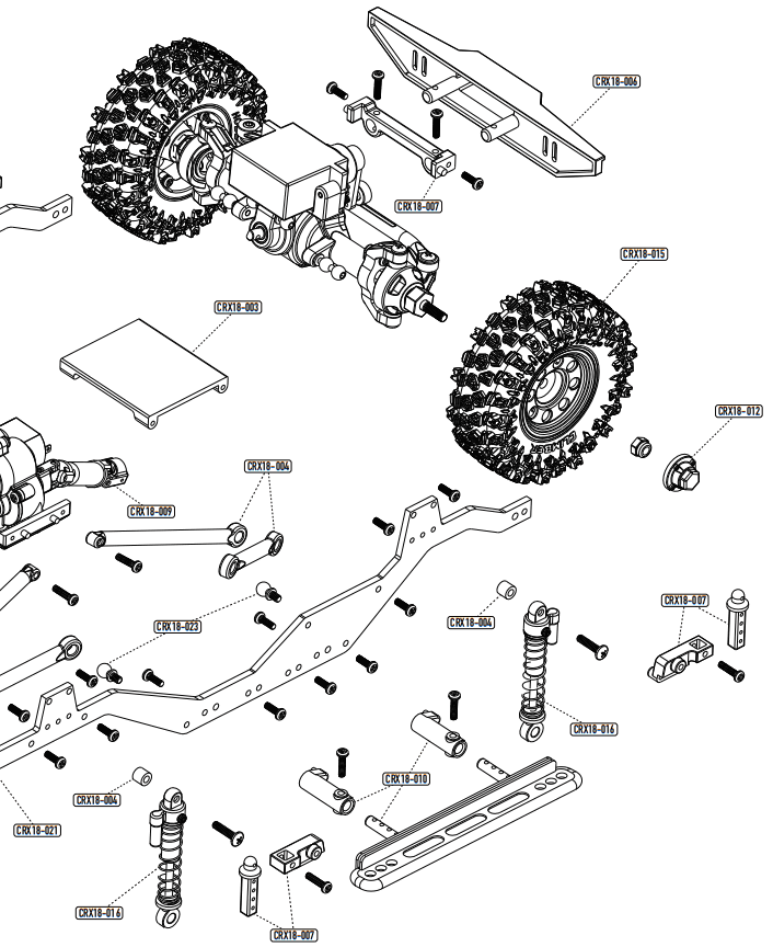 hobbyTech CRX18 RTR Rock Crawler - 4