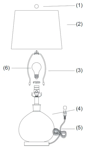 TREND TT80161 1 Light Table Lamp - Overview