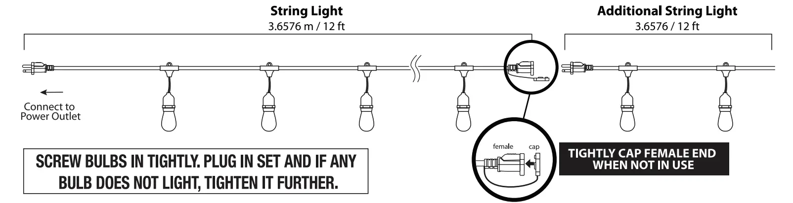 CONNECTING STRING LIGHTS