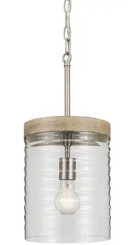 KICHLER-82400-Maritime-Brushed-Nickel-Coastal-Ribbed-Glass-Cylinder-Mini-Pendant-Light-PRODUCT-IMAGE