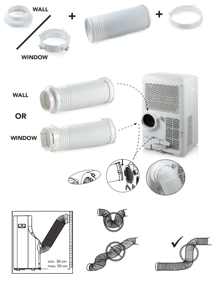 DOMO DO362A 14000 BTU Air Conditioner fig 1