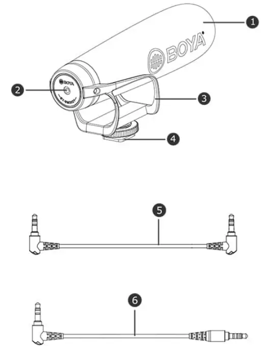BOYA Super Cardioid Shotgun Microphone - 2
