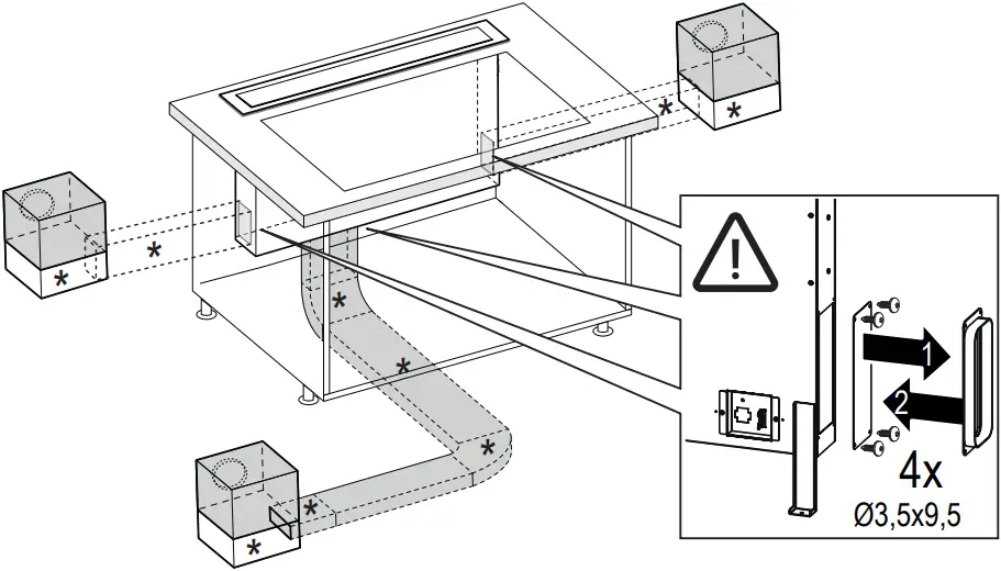 elica PRF0161680 Hob Extractor 4b