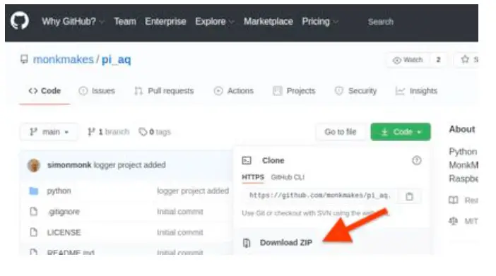 MONK MAKES Air Quality Kit for Raspberry Pi - FIG6