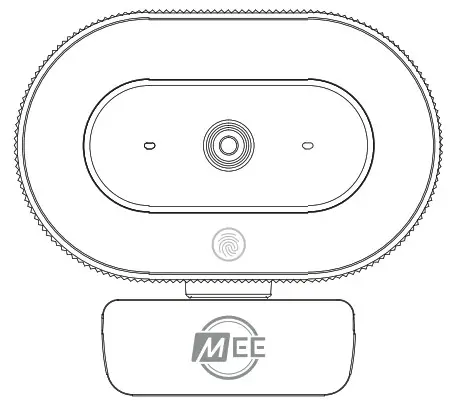 MEE audio CAM-202L 1080p Live Webcam with LED Ring Light - Cover