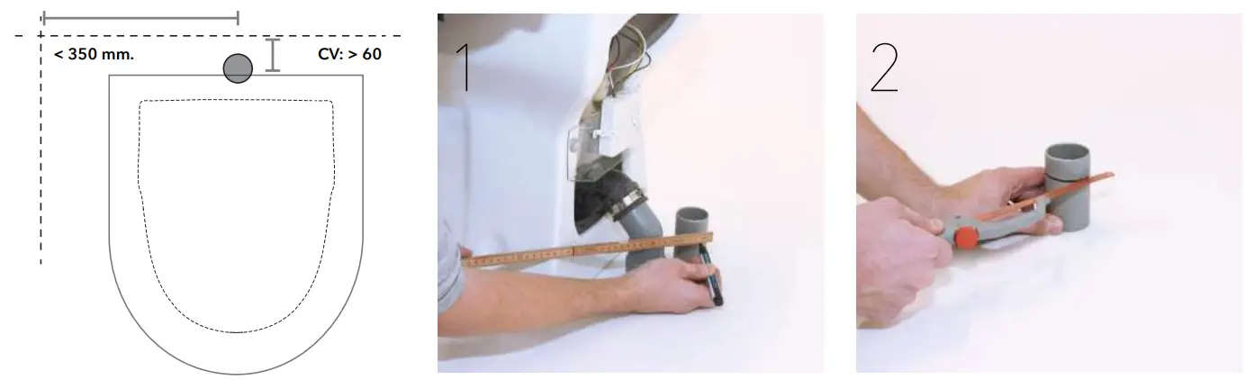 Wostman EcoVac WC Extend Vacuum Toilet - fig 8