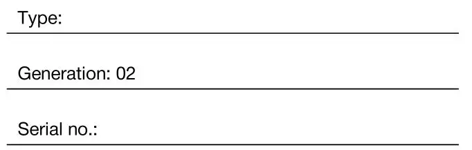 HILTI PRA 20 Laser Receiver - Location of identification data on the tool