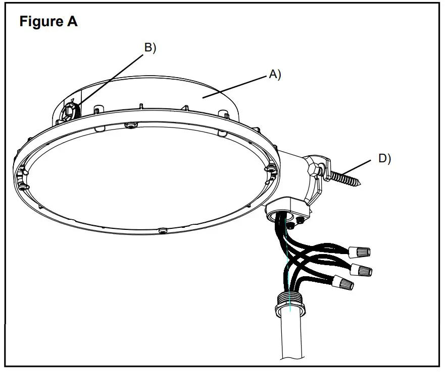 LITHONIA LIGHTING BGS P1 40K 120 PE DDB Dusk to Dawn LED Area Light - fig 2