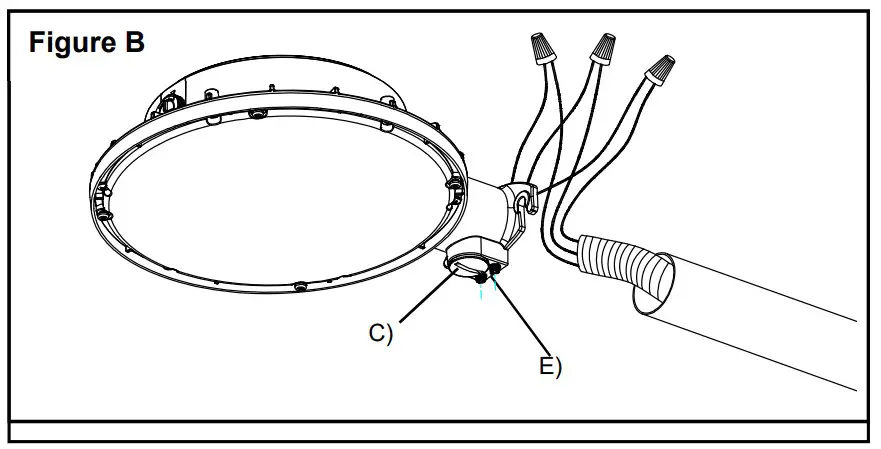 LITHONIA LIGHTING BGS P1 40K 120 PE DDB Dusk to Dawn LED Area Light - fig 3