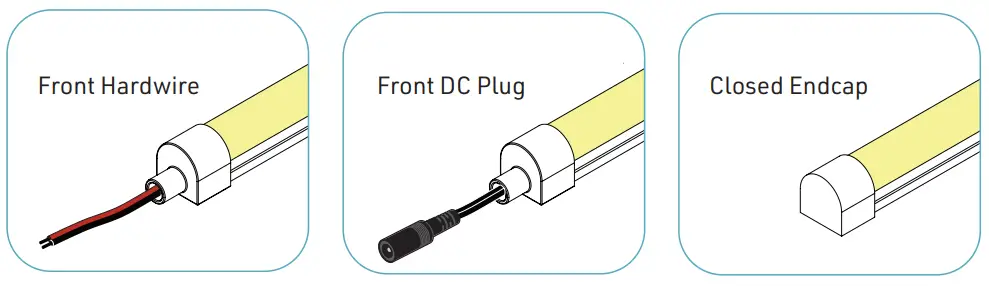 LUMENTruss 180 Flex Neon Sleeves Luminaire - WIRING OPTIONS
