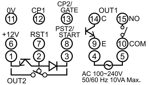DELTA-CTA-Series-Timer-or-Counter-and-Tachometer-fig-3