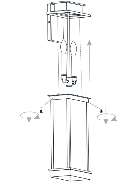 QUOIZEL NOE8409MBK Noelle 18 Inch Tall 2 Light Outdoor Wall Light - Figure 11